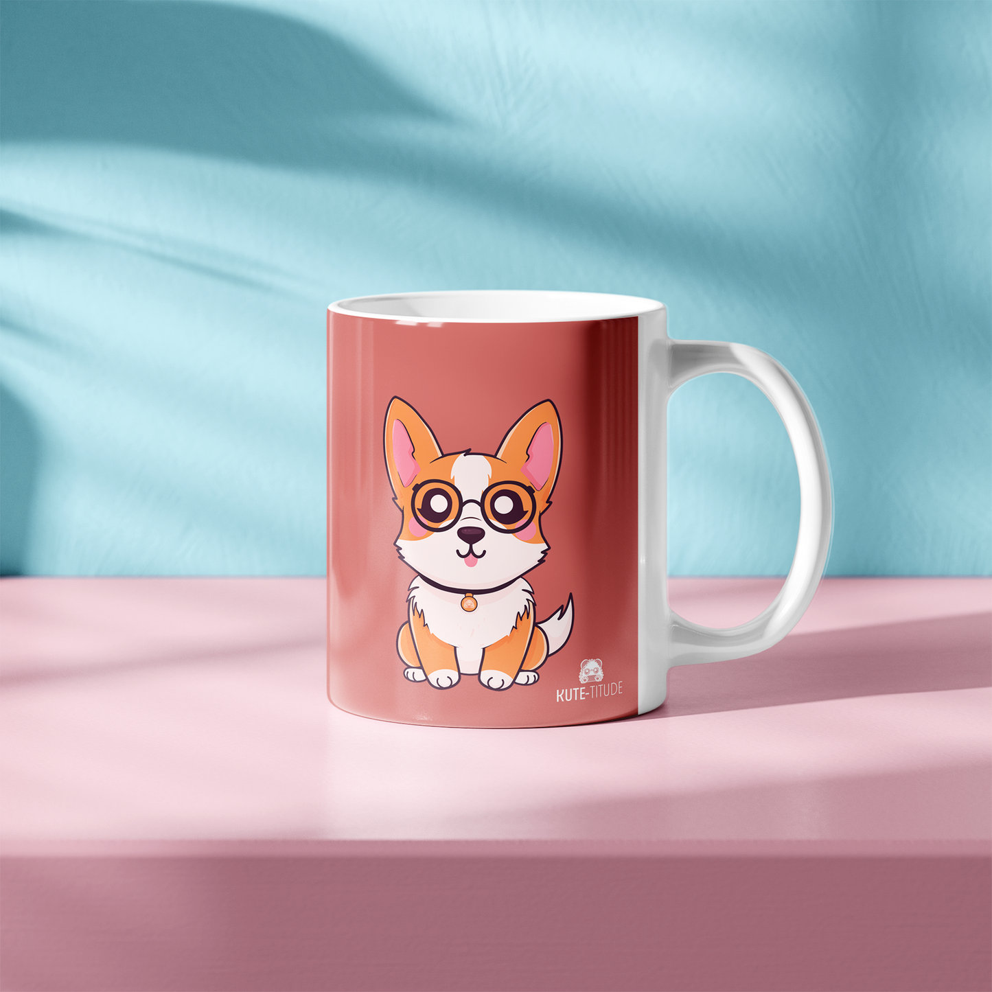 Co-Ku, Mug, 11oz, coral
