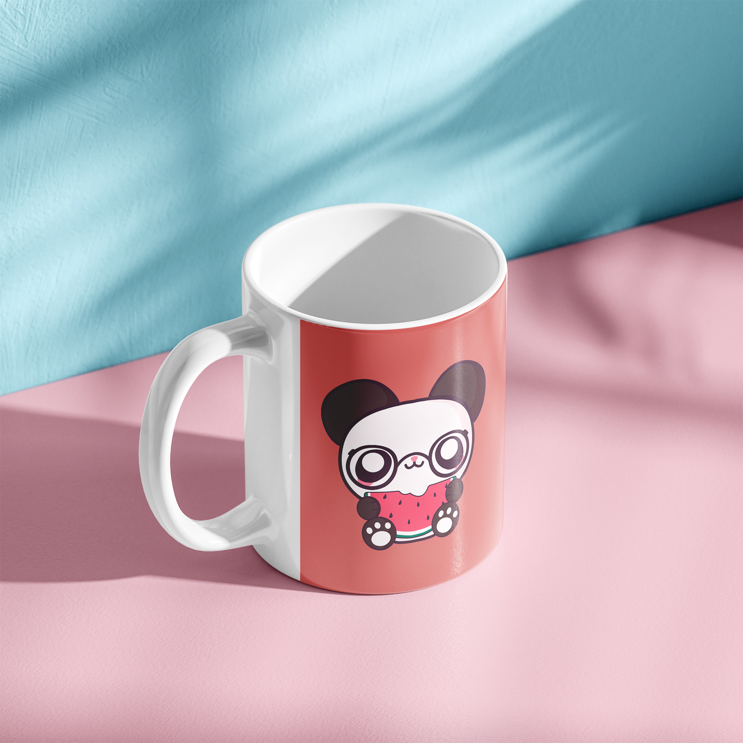 Pan-Ku, Mug, 11oz , coral