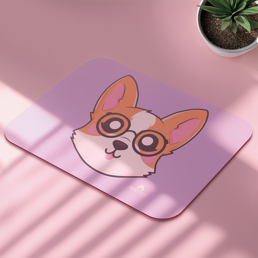 Co-Ku, Mouse Pad, face, purple