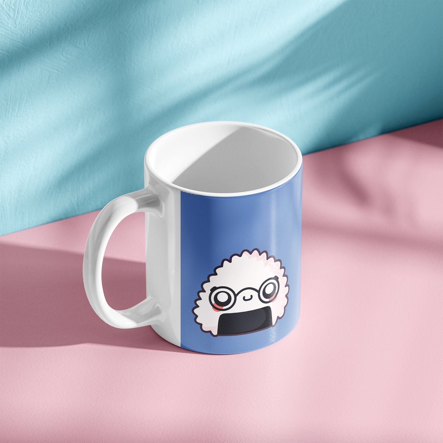 Nigi-Ku, So-Ku,Bo-Ku, Mug, 11oz, blue