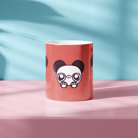 Pan-Ku, Mug, 11oz , coral