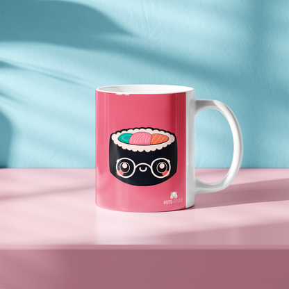 Kute Sushi party ,Mug, 11oz, gum