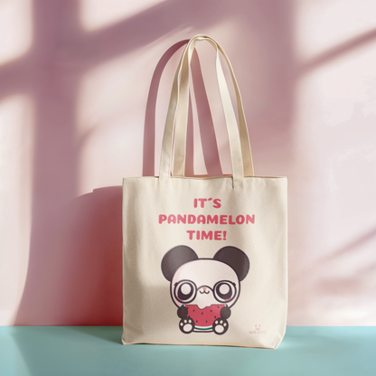 Tote bag It`s pandamelon time