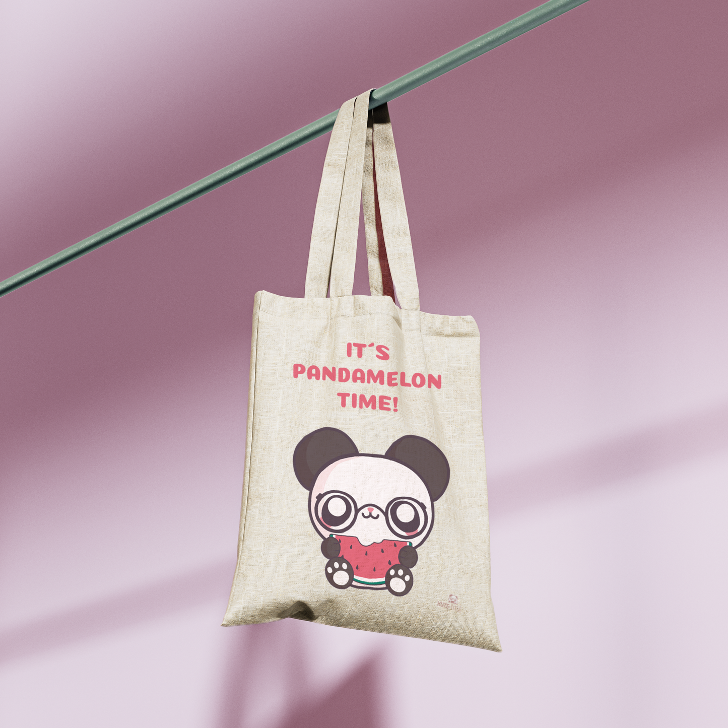 Tote bag It`s pandamelon time