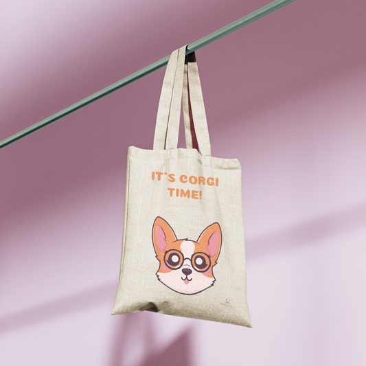 Tote bag It`s corgi time