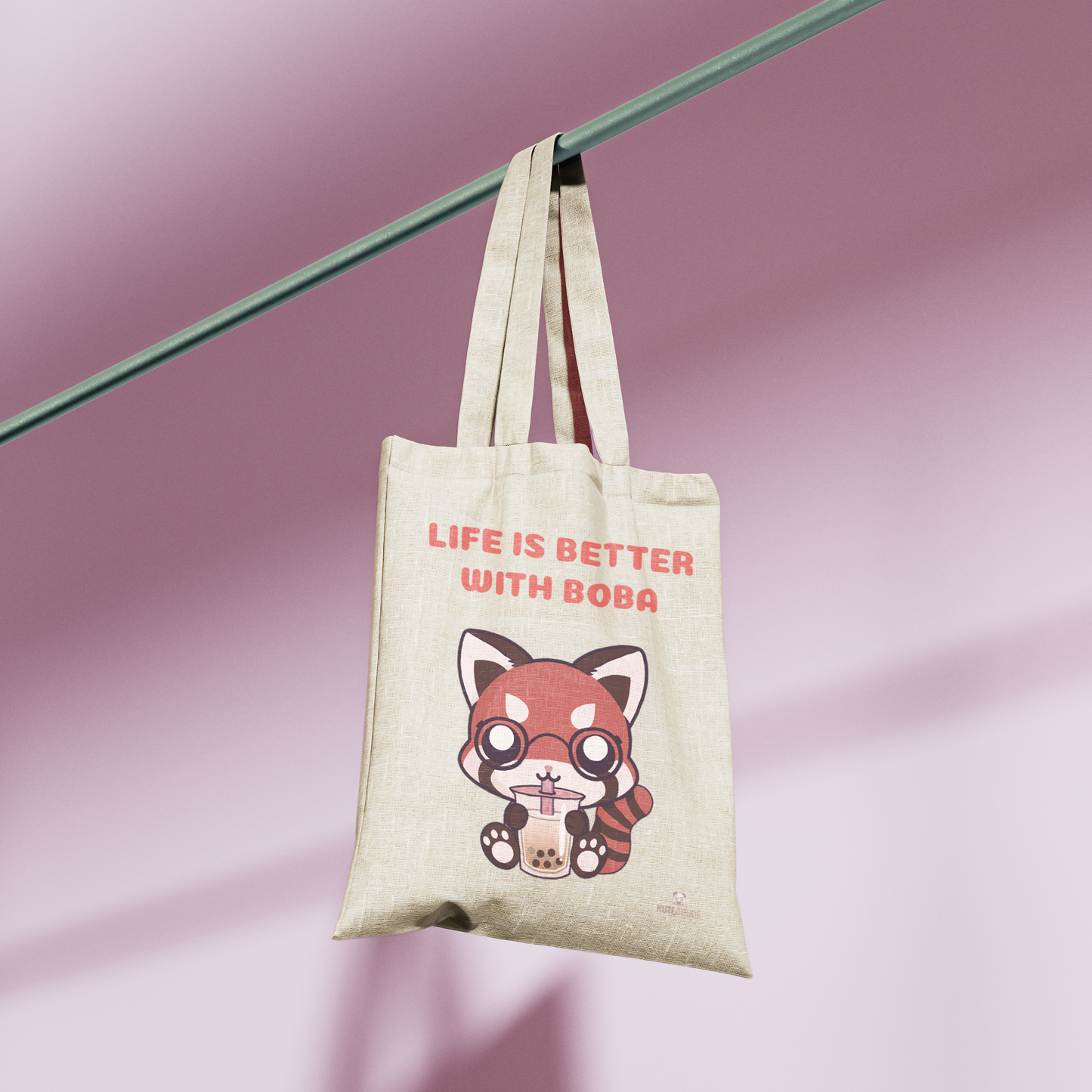 Tote bag Life is better with boba