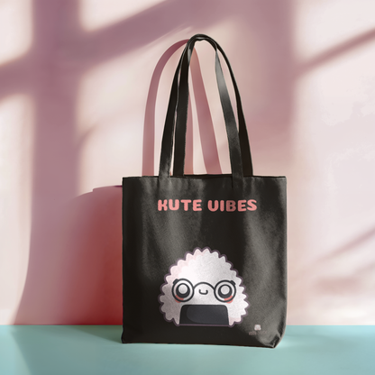 Nigi-ku,Organic Cotton Tote Bag, kute vibes