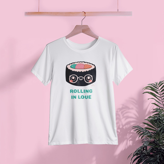 Su-ku, Women's Softstyle Tee, rolling in love