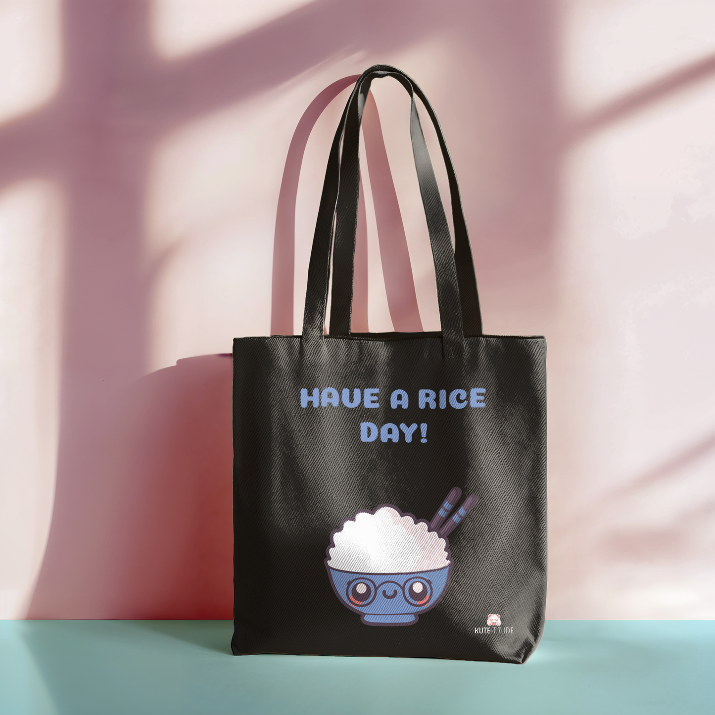 Bo-Ku, Organic Cotton Tote Bag, rice day