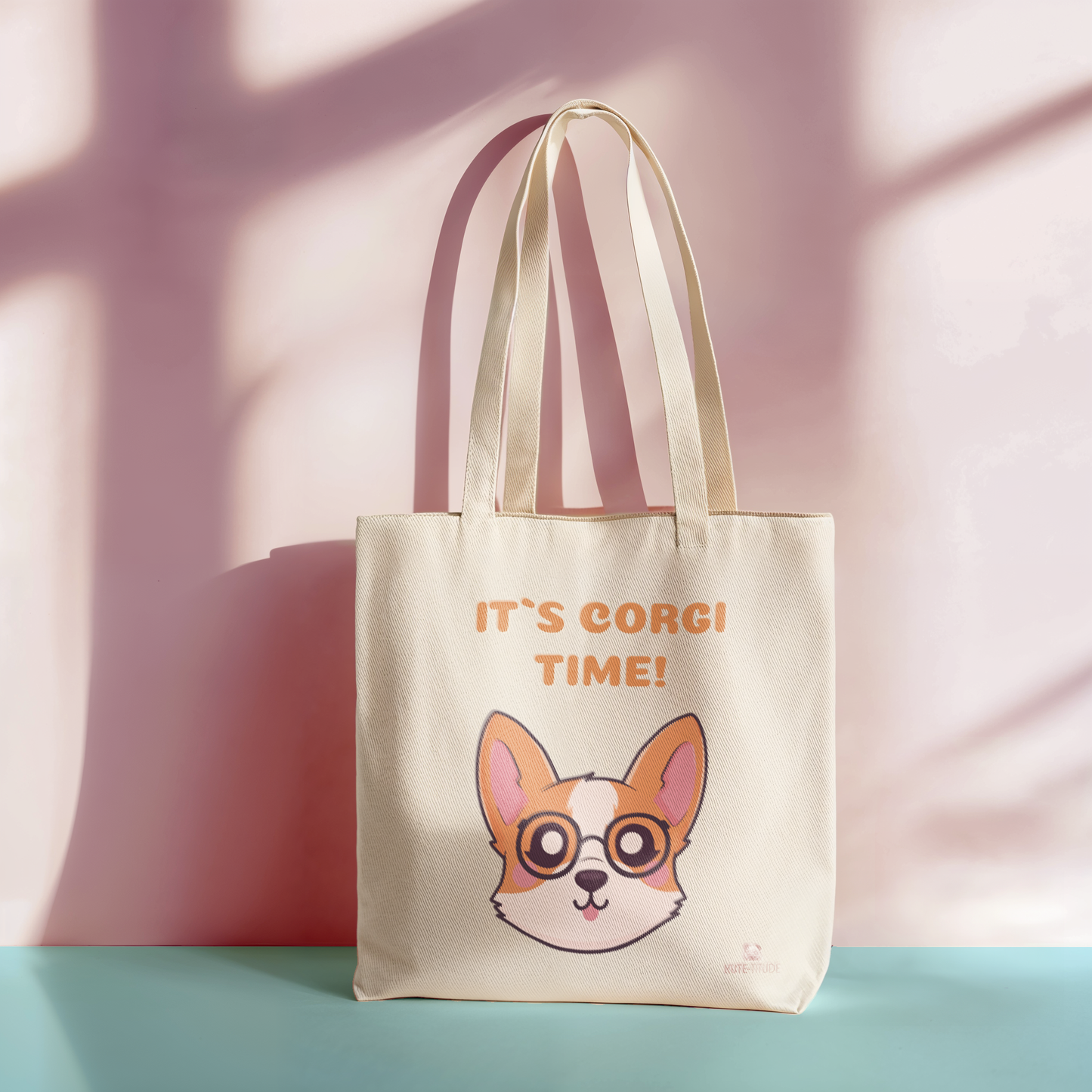 Tote bag It`s corgi time