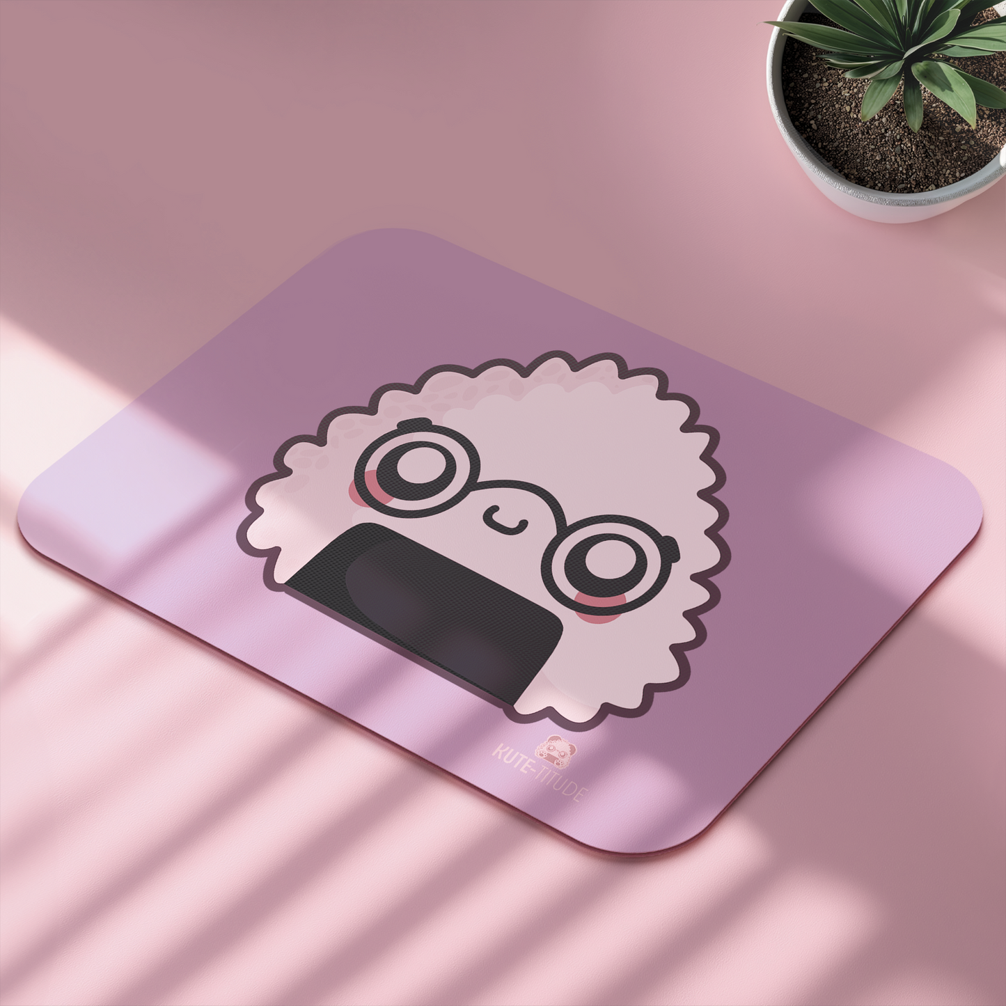 Nigi-Ku, Mouse Pad, purple