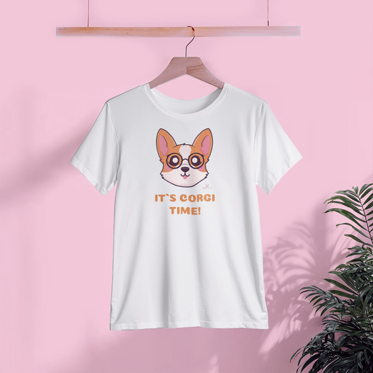 Co-Ku,Women's Softstyle Tee ,Corgi time